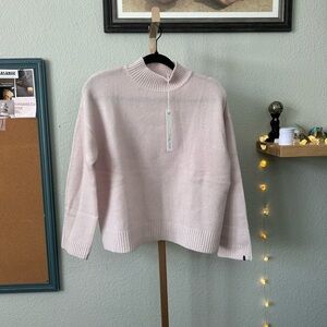 Revolve One Grey Day | Light Pink Sweater in Cashmere